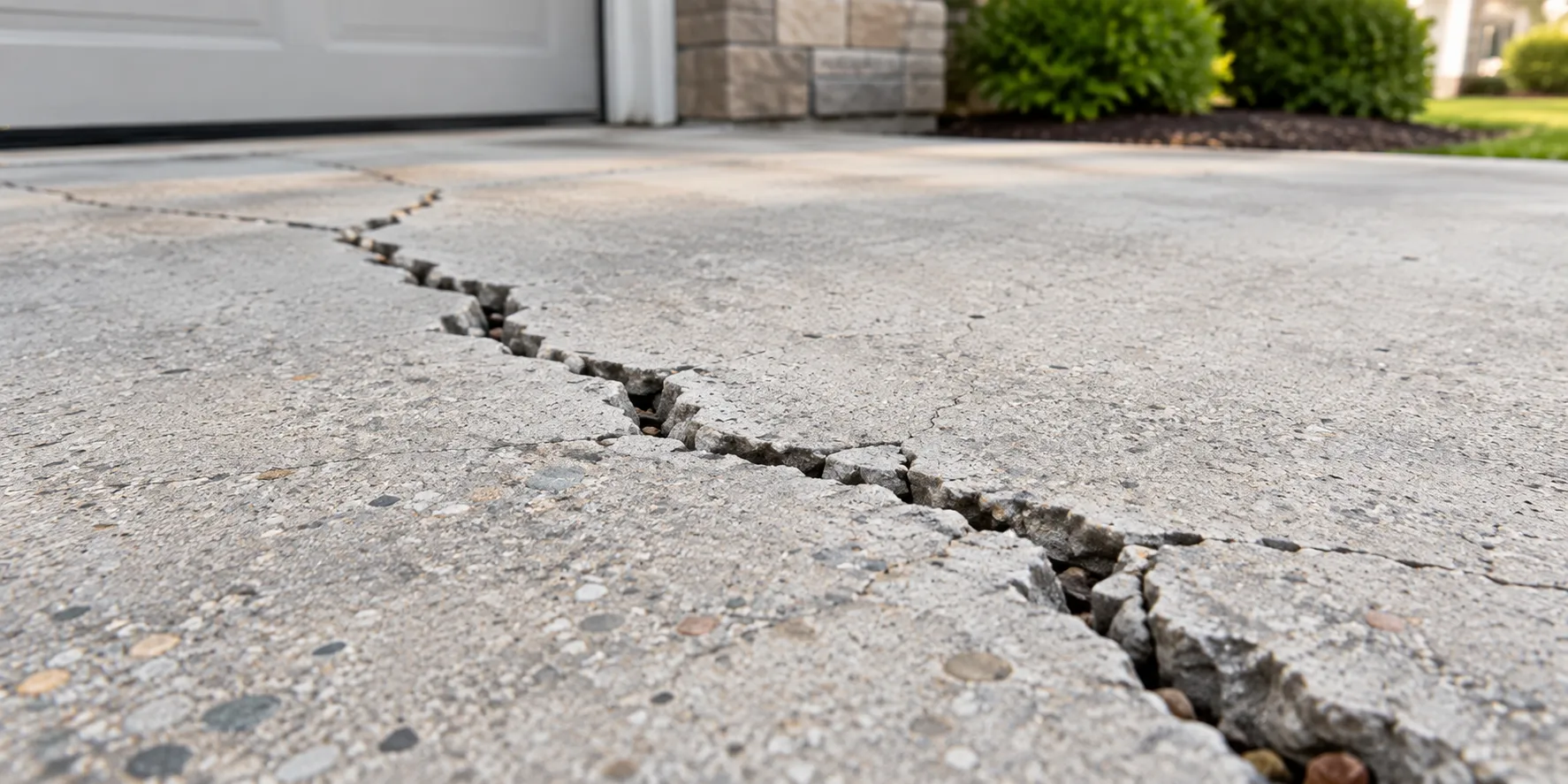 concrete crack cause